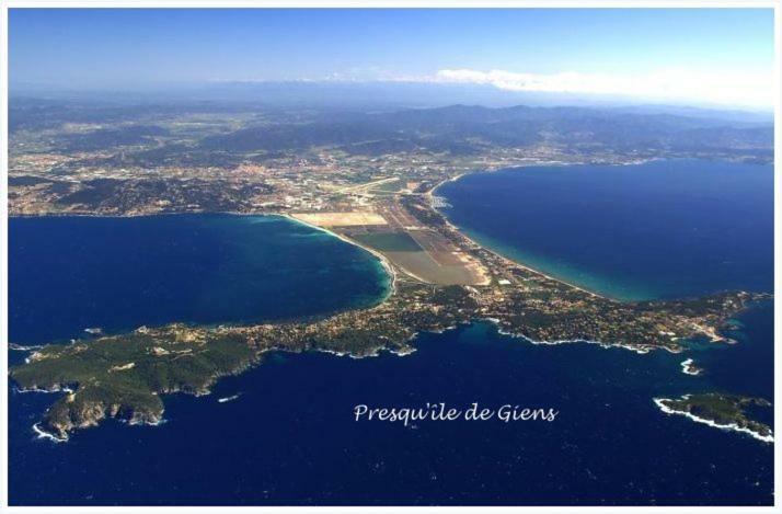 Plage A 400 M Studio Tout Confort Terrasse Clim Parking Hyères Eksteriør billede